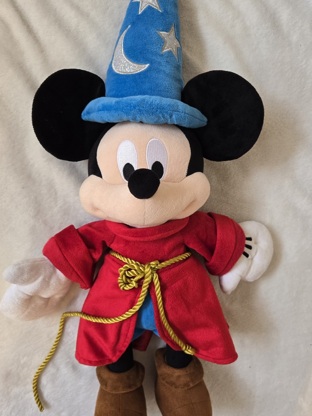 Disney Mickey Mouse Sorcerer Plush - Red, Blue & Black